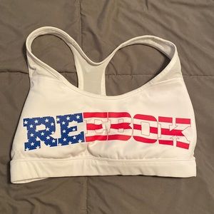 Patriotic Reebok sports bra